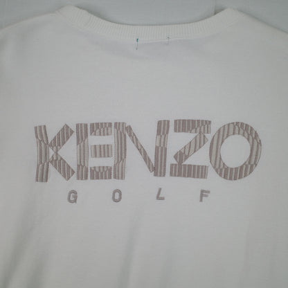 Kenzo Golf Crewneck White Mens Small