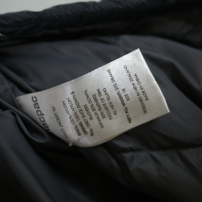 Macpac Halo Puffer Down Jacket Womens 18 Black Full Zip