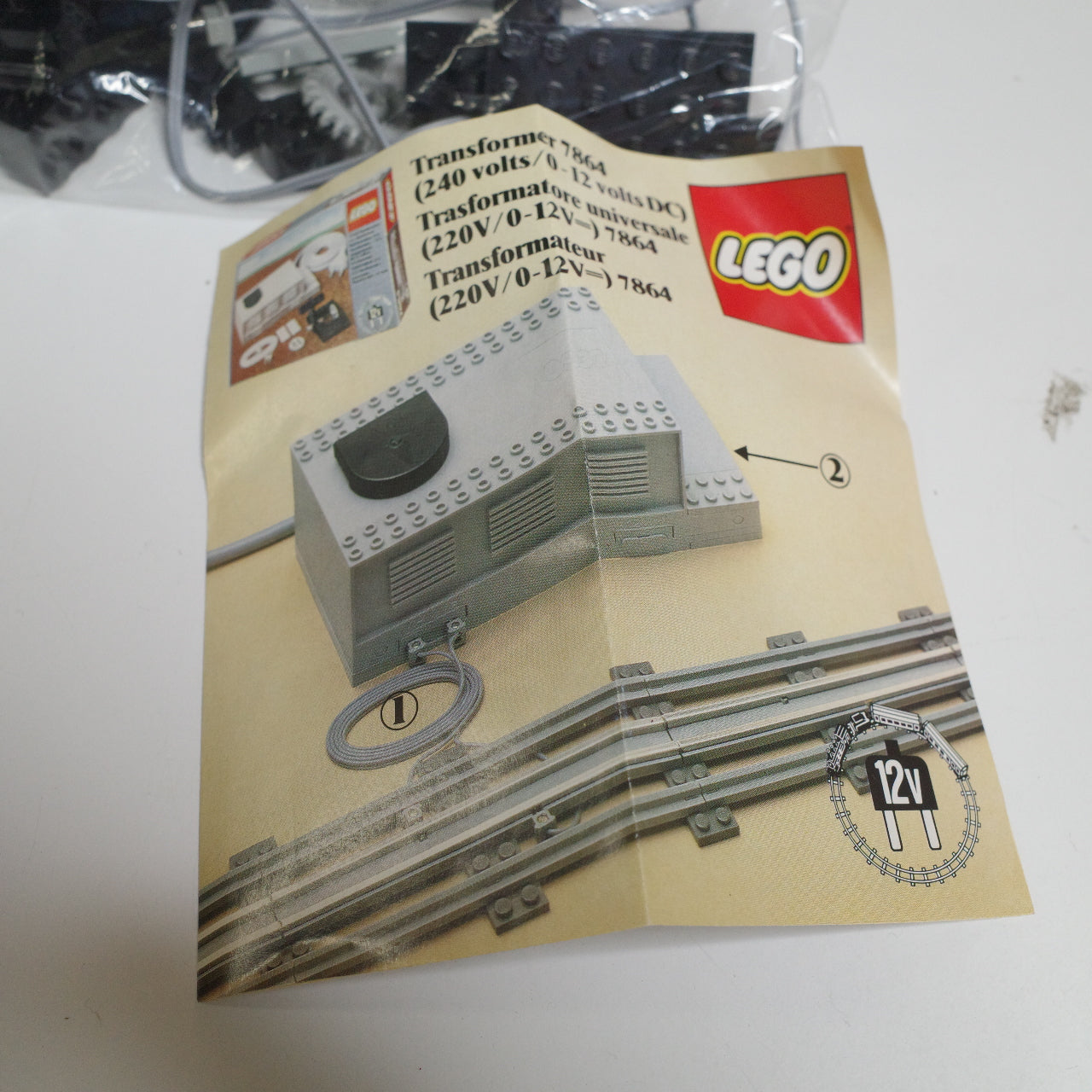 LEGO Vintage 7864 12V Train Transformer Controller with box & instructions